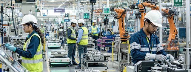 An automated production line