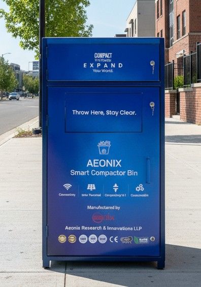 Solar Powered IoT Compactor Bin