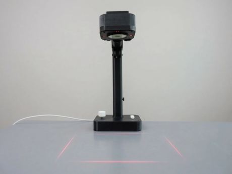 AI-Enabled Overhead Document Scanner with Laser Alignment