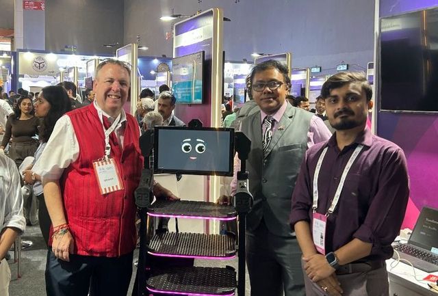 Aeonix robot at the AI India Impact Summit