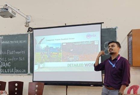 Guest lecture on computer-vision drones